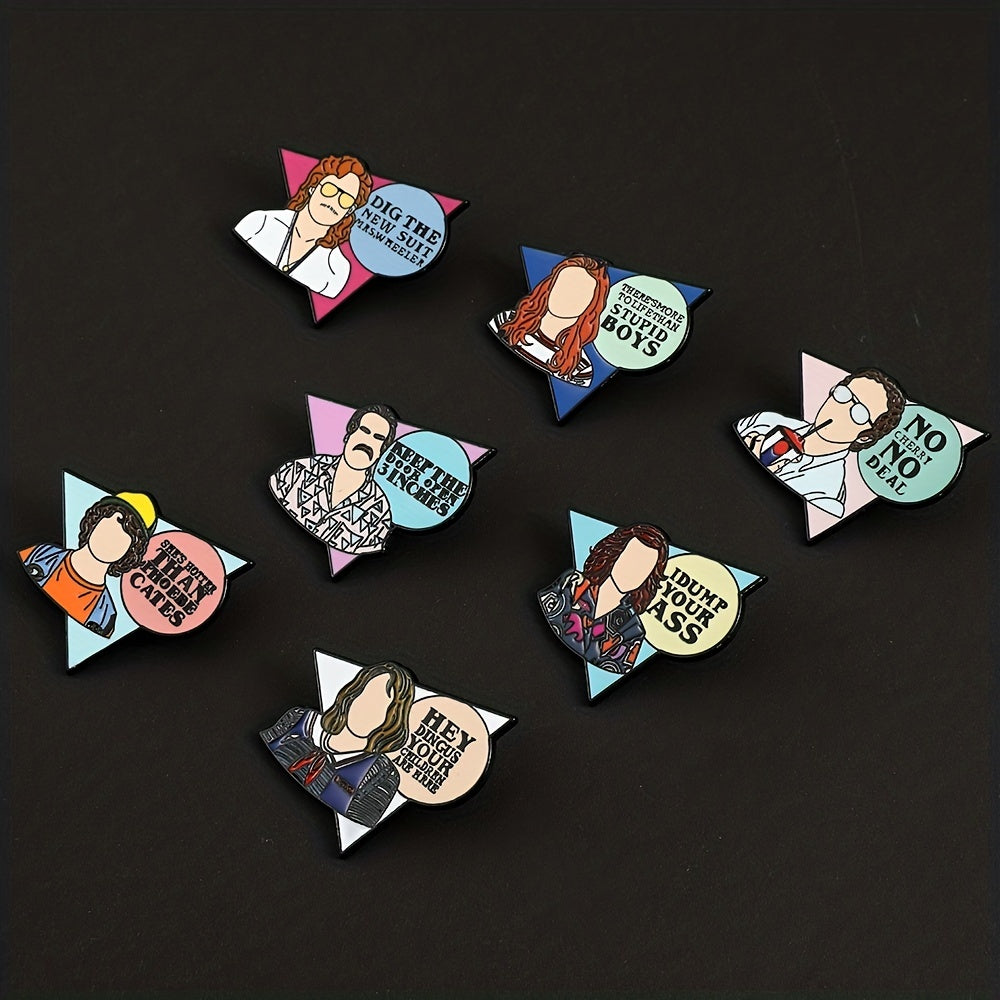 Fun Cartoon Brooch Pins for Girls with Vibrant Movie Character Designs