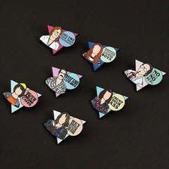 Fun Cartoon Brooch Pins for Girls with Vibrant Movie Character Designs