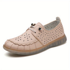 Women's Hollow Out Flat Shoes Slip On Low Top Breathable Loafers