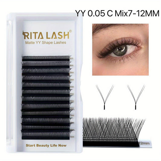 Y Lash Extensions C D Curling 0 05mm 0 07mm 8 15mm Mix