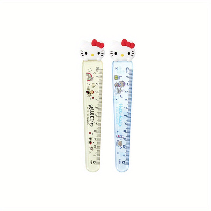 1pc HelloKitty Acrylic Ruler Student Office Drawing Measuring Ruler