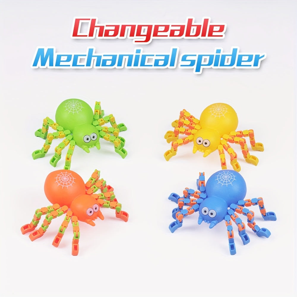 4pcs Small Spider Insect Models - Holiday Gift for Young People