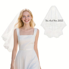 Custom Name Wedding Veil Off Shoulder Dress 7 Styles for Weddings Parties