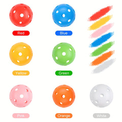 24-Pack Plastic Golf Balls for Backyard Practice and Swing Training