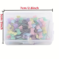 100Pcs Dressmaking Pins Embroidery Patchwork Pins Sewing Accessories