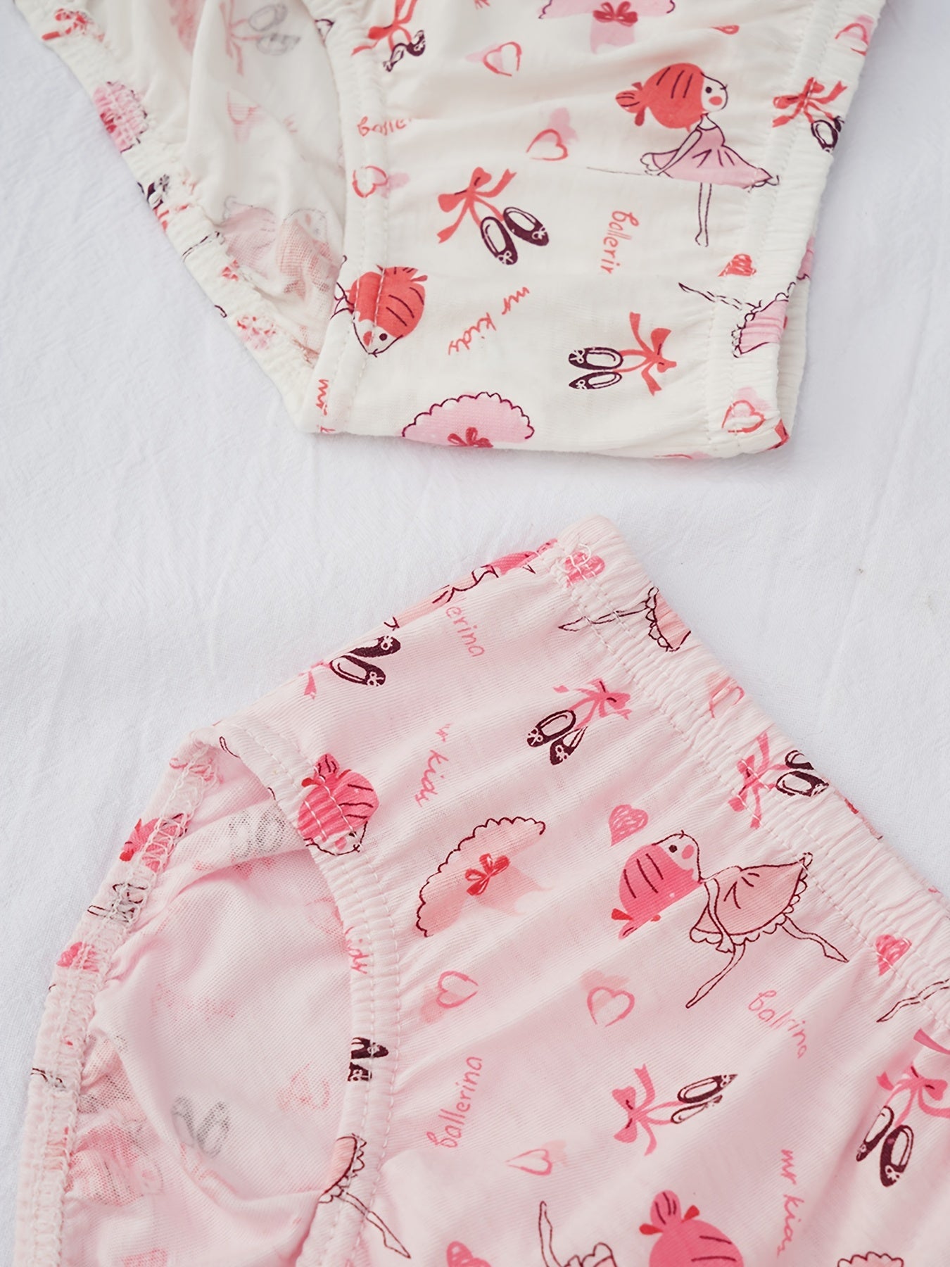Girls Ballet Princess Shortie Brief Underwear Set