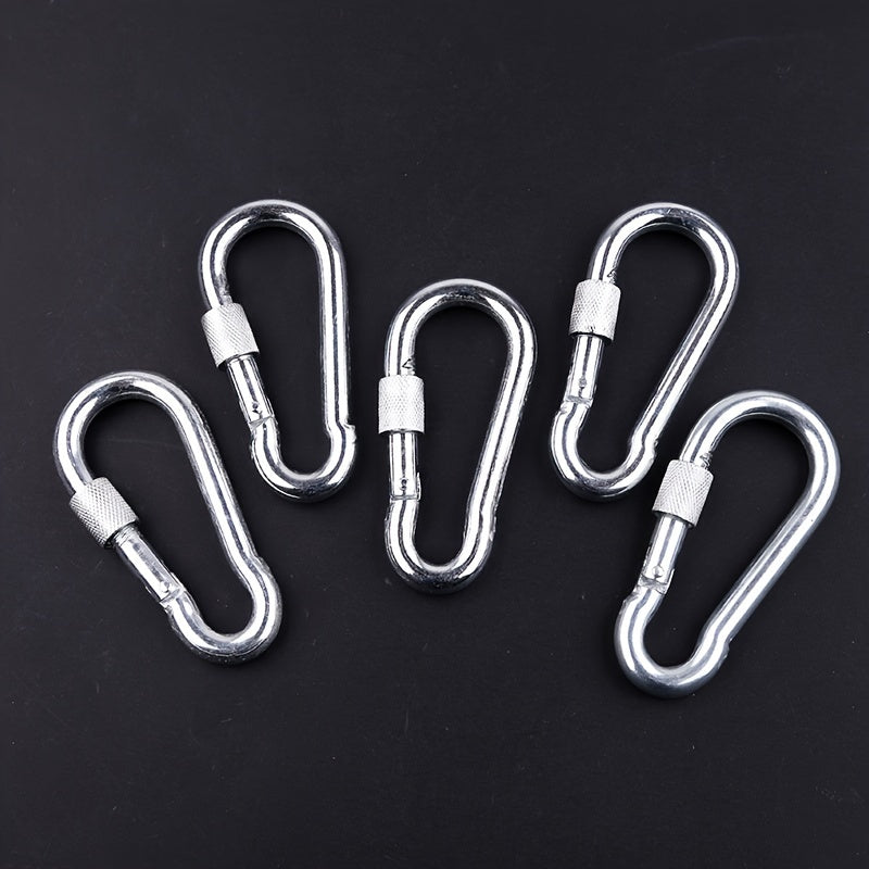 5pcs Safety Hook Buckle With Lock for Outdoor Camping Hiking