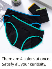 4pcs Menstrual Period Panties Breathable Anti Leak Lingerie Underwear
