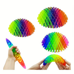 Sensory Force Net Relax Toy Worm Toy Resistance Relax Toy