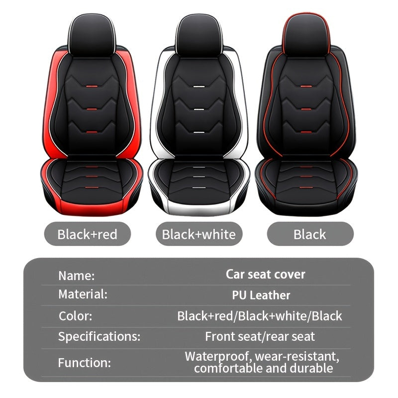 Car Seat Cover PU Leather Protector Four Seasons Car Accessories