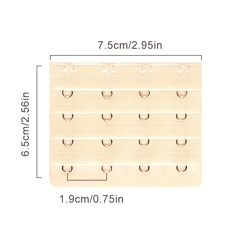 3pcs 4 Hooks Bra Extenders Women's Lingerie Accessories