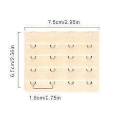 3pcs 4 Hooks Bra Extenders Women's Lingerie Accessories