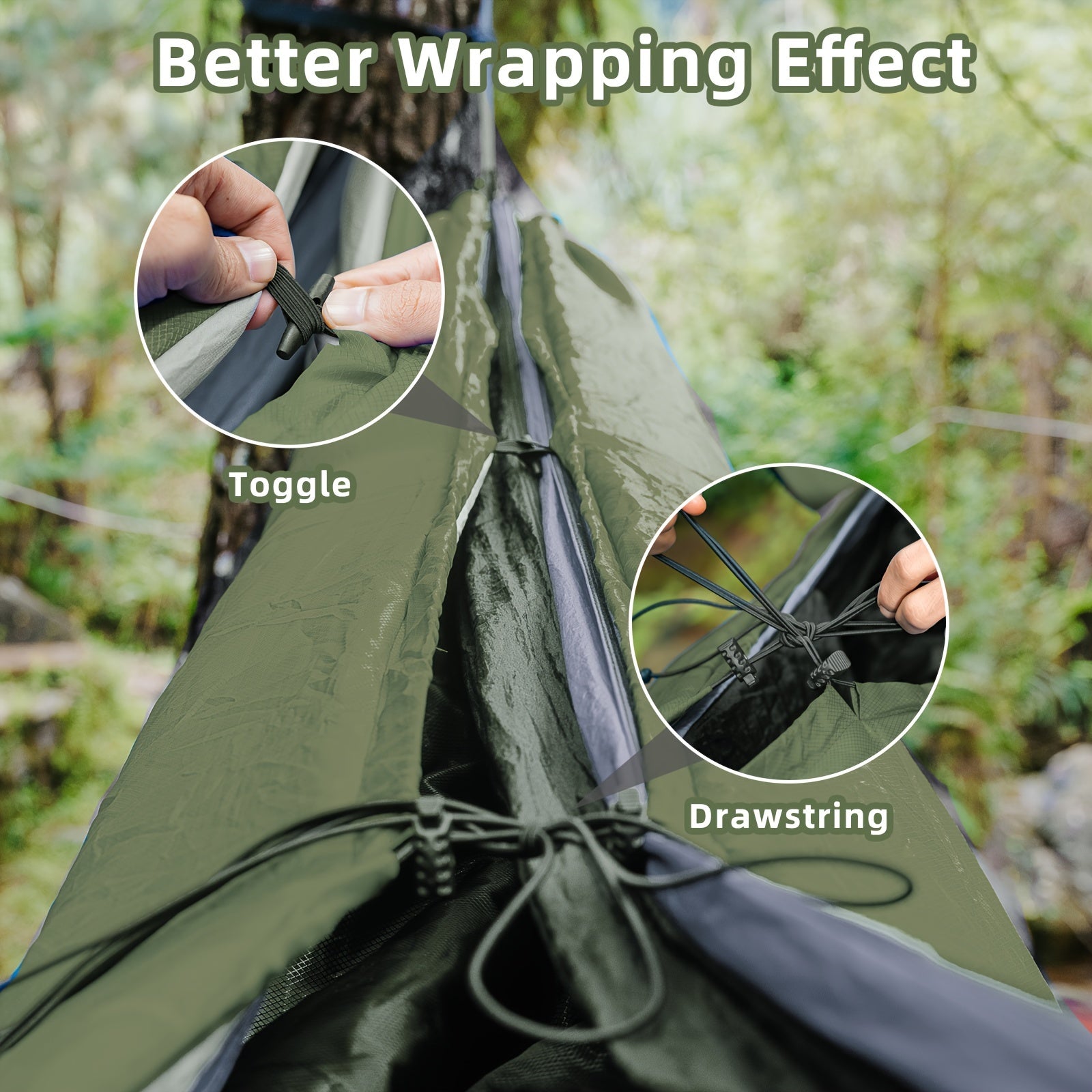 GEERTOP Lightweight Hammock Camping Quilt 3-4 Seasons Under Quilt