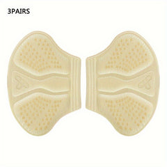 3 Pairs Sports Shoes Heel Pads Anti-wear Stickers 2 Sizes Skin Sports Supplies