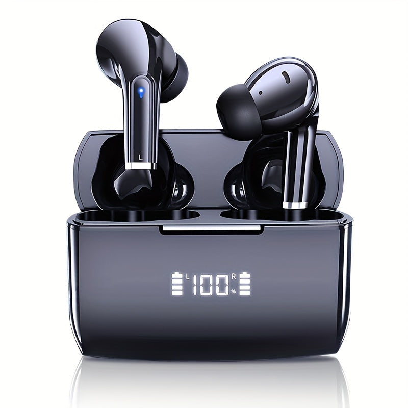 Wireless HIFI Stereo Earbuds Noise Cancelling In-ear Headphone