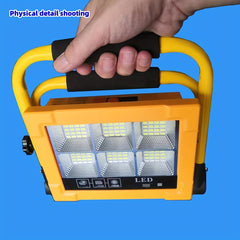 9000mAh Solar Charging Emergency Working Light Handle High Brightness