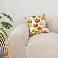 Autumn Pumpkin Pattern Throw Pillow Covers - Home Decor