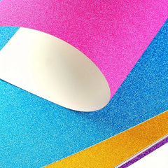 Glitter Paper Cardstock 250gsm 10 Sheets A4 Colored Glitter & Foil Card