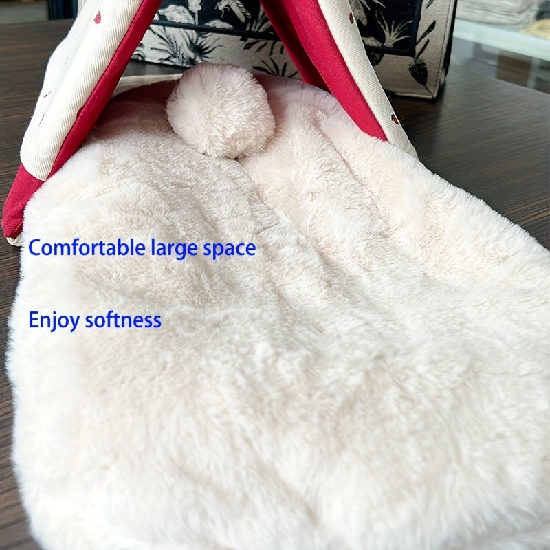 Pet Pad Rabbit Tail Pad Warm Comfortable Nest Pad Guinea Pig Supplies
