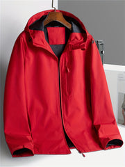 Women's Soft Shell Hooded Jacket Waterproof & Windproof