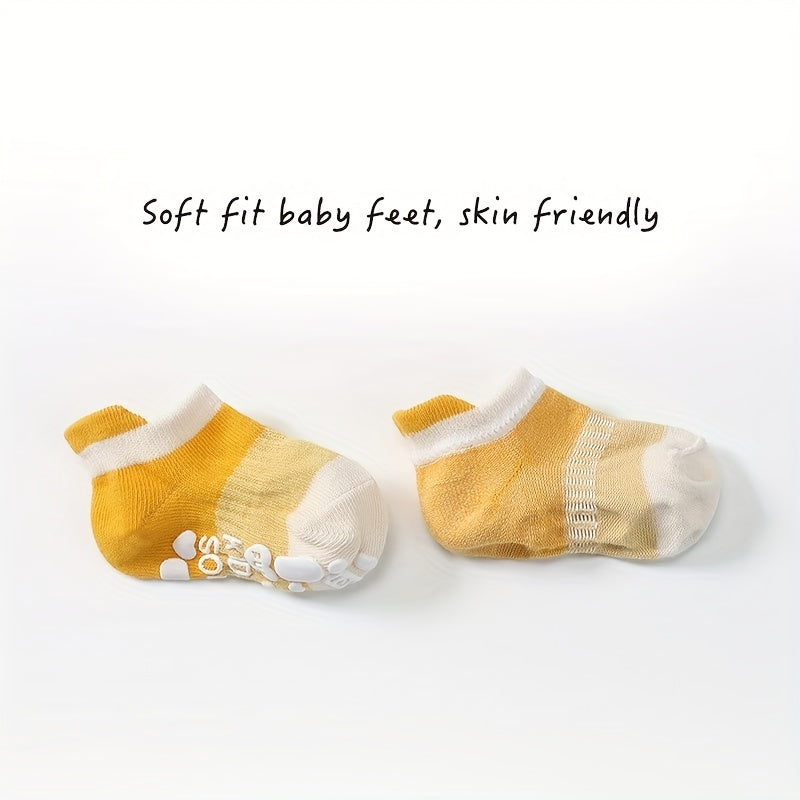 5 Pairs Baby Cartoon Anti-Skid Cotton Socks for Floor & Trampol