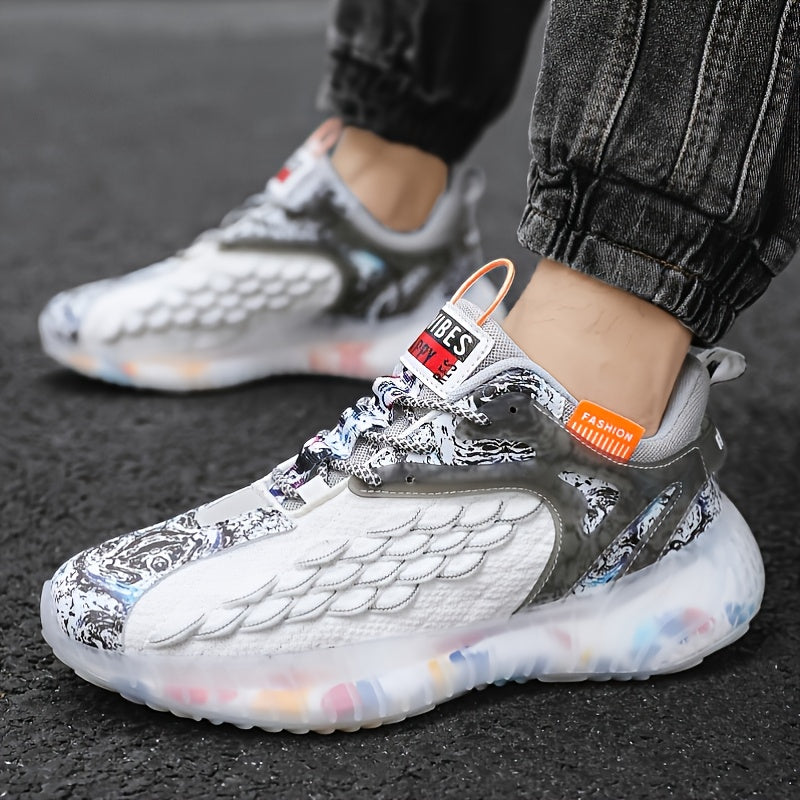 Men's Breathable Mesh Running Shoes Casual Walking Sneakers Comfortable