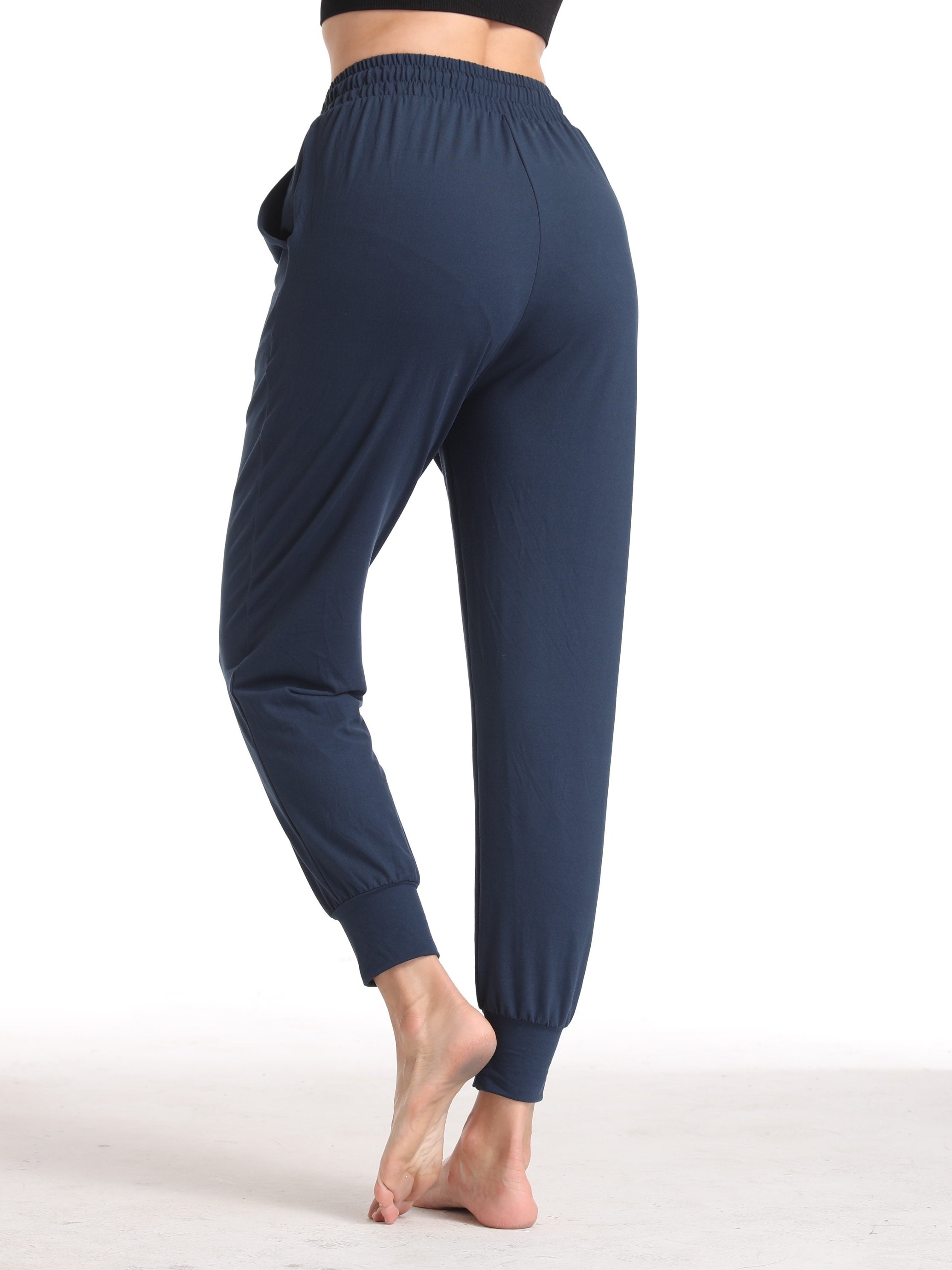 Women's Baggy Yoga Pants w/ Pockets - Comfortable & Stylish Activewear