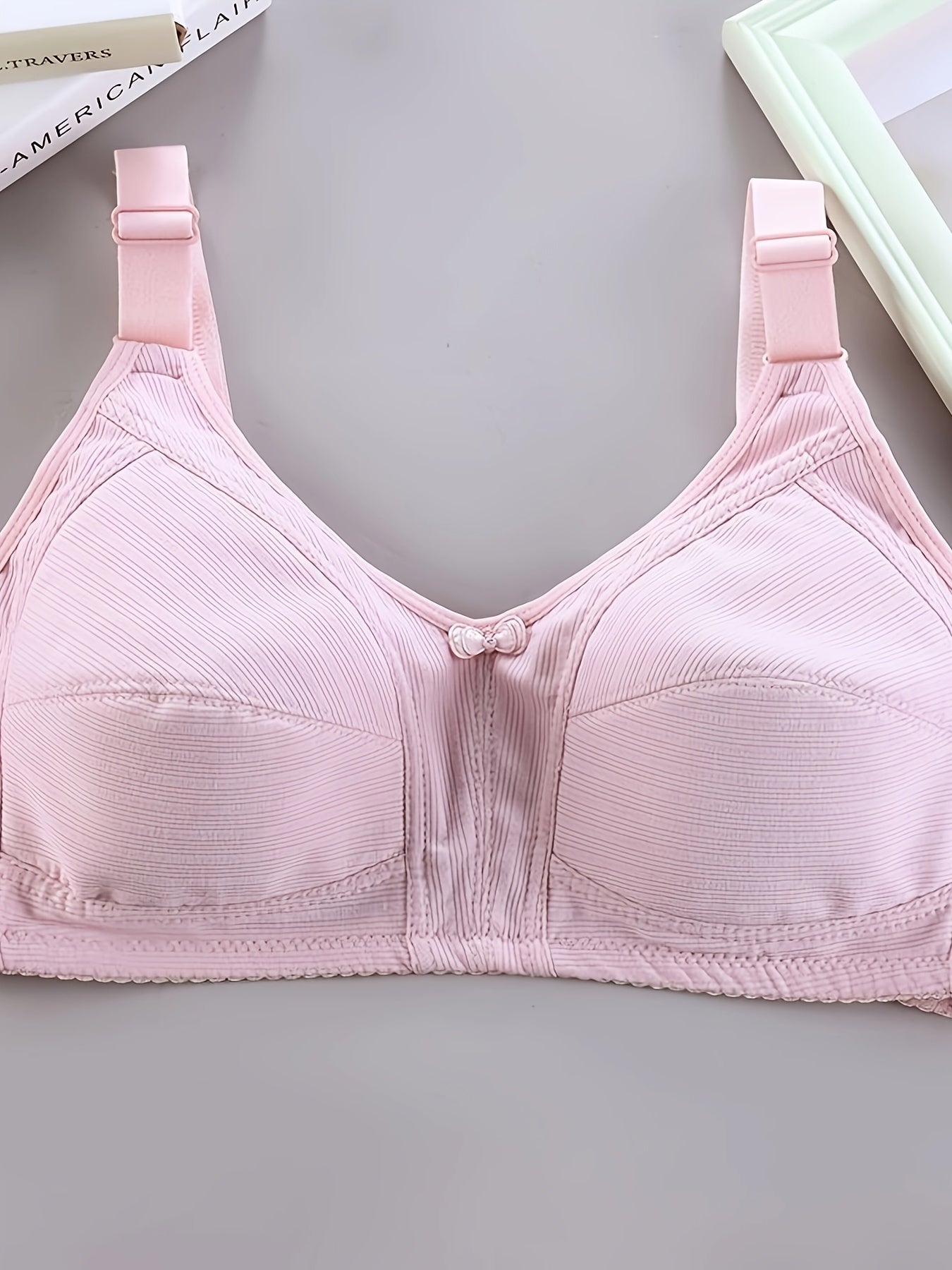3 Pack Plus Size Bras Set Women's Plus Comfort Full Cover