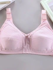 3 Pack Plus Size Bras Set Women's Plus Comfort Full Cover