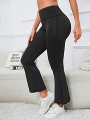 Tummy Control High Waist Flare Pants Butt Lifting Yoga Sports Pants
