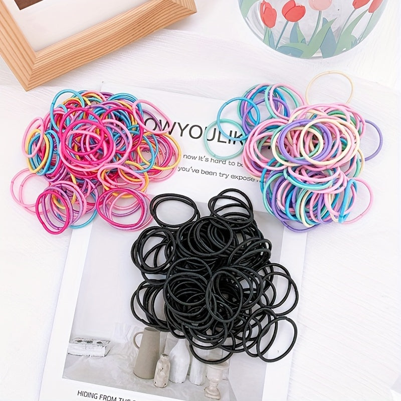 100pcs Baby Girls Hair Tie Ponytail Holders Hair Accessories