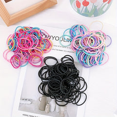 100pcs Baby Girls Hair Tie Ponytail Holders Hair Accessories