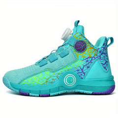 Boys' High Top Basketball Shoes Shock Absorbing for Training