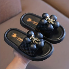 Girls Cartoon Slippers Non Slip Lightweight Open Toe Indoor Outdoor All Seasons