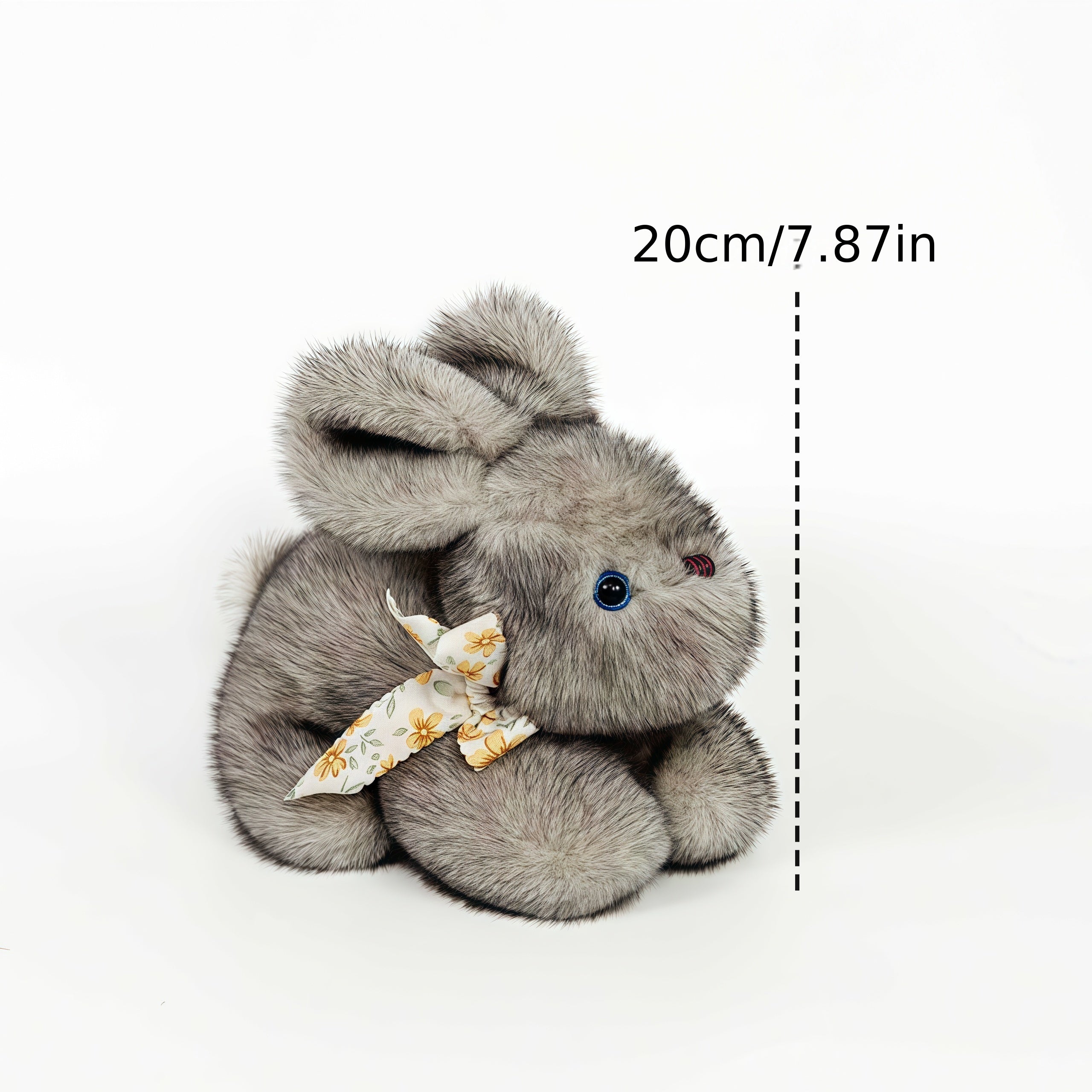 Fluffy Rabbit Plush Toy for Kids Girls