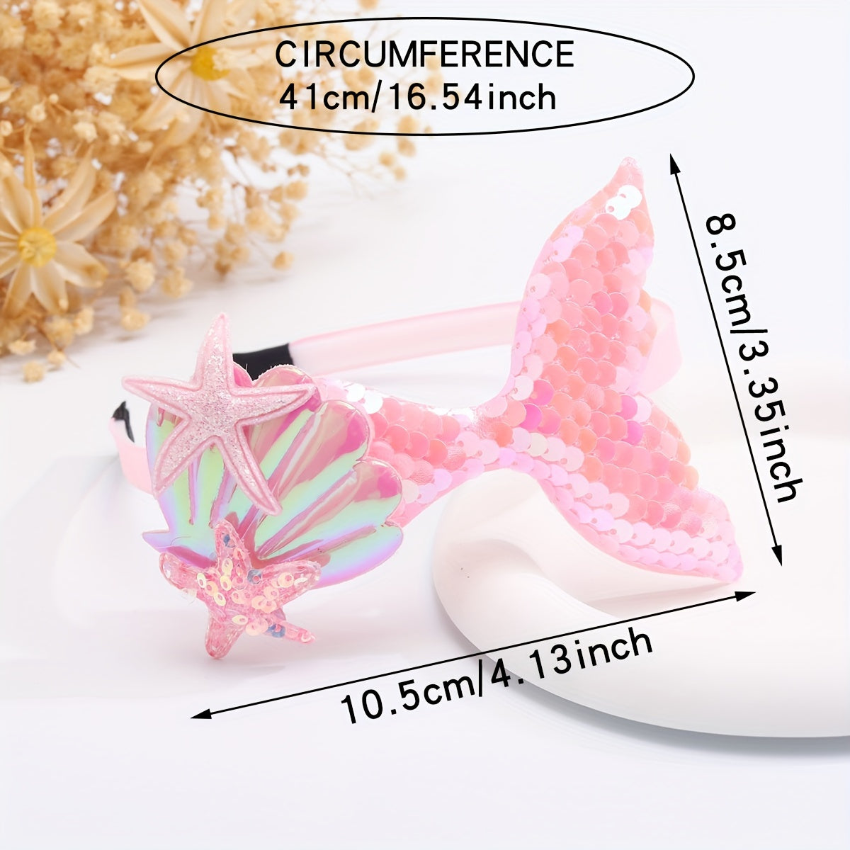 Mermaid Hair Clip Starfish Shell Hoop Hair Accessories
