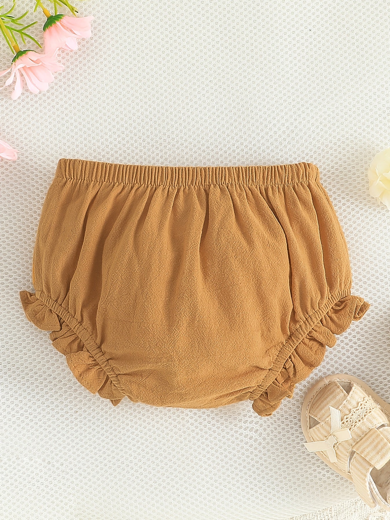 Baby Girls Ruffle Trim Panties Shorts