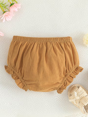 Baby Girls Ruffle Trim Panties Shorts