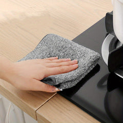 5pcs Bamboo Charcoal Bowl Towels Ultra Soft Dishwashing Cloth