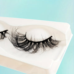 25mm 6D Faux Mink Eyelashes Soft Fluffy Wispy Natural False Lashes