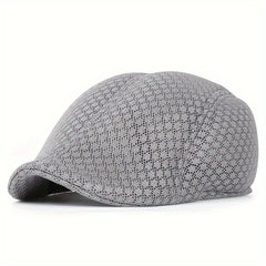 Mesh Beret Outdoor Breathable Newsboy Cabbie Hat