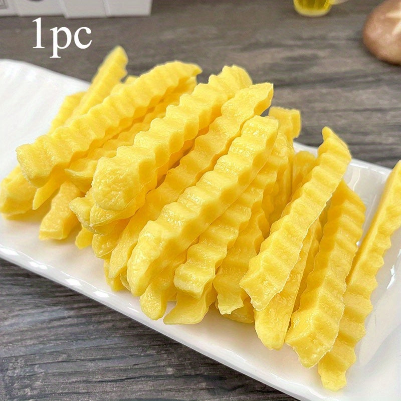 Realistic Yellow French Fries Model for Photography and Parties