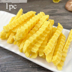Realistic Yellow French Fries Model for Photography and Parties