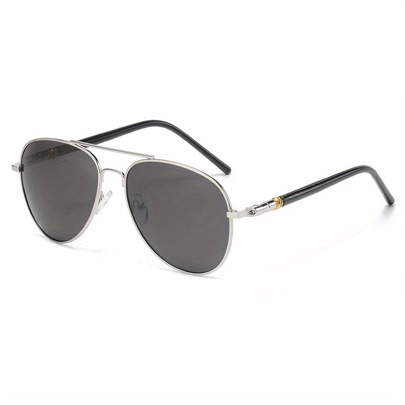 Men's Aviator Sunglasses with Zipper Case