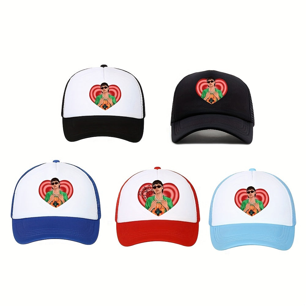 Unisex Sunshade Breathable Baseball Cap with Embroidery