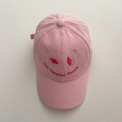 Kids Sunshade Baseball Cap with Embroidery for Outdoor Activity