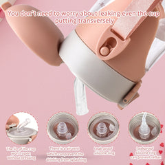 10oz Baby Sippy Cup Spill Proof Straw Transition Bottle for Toddlers