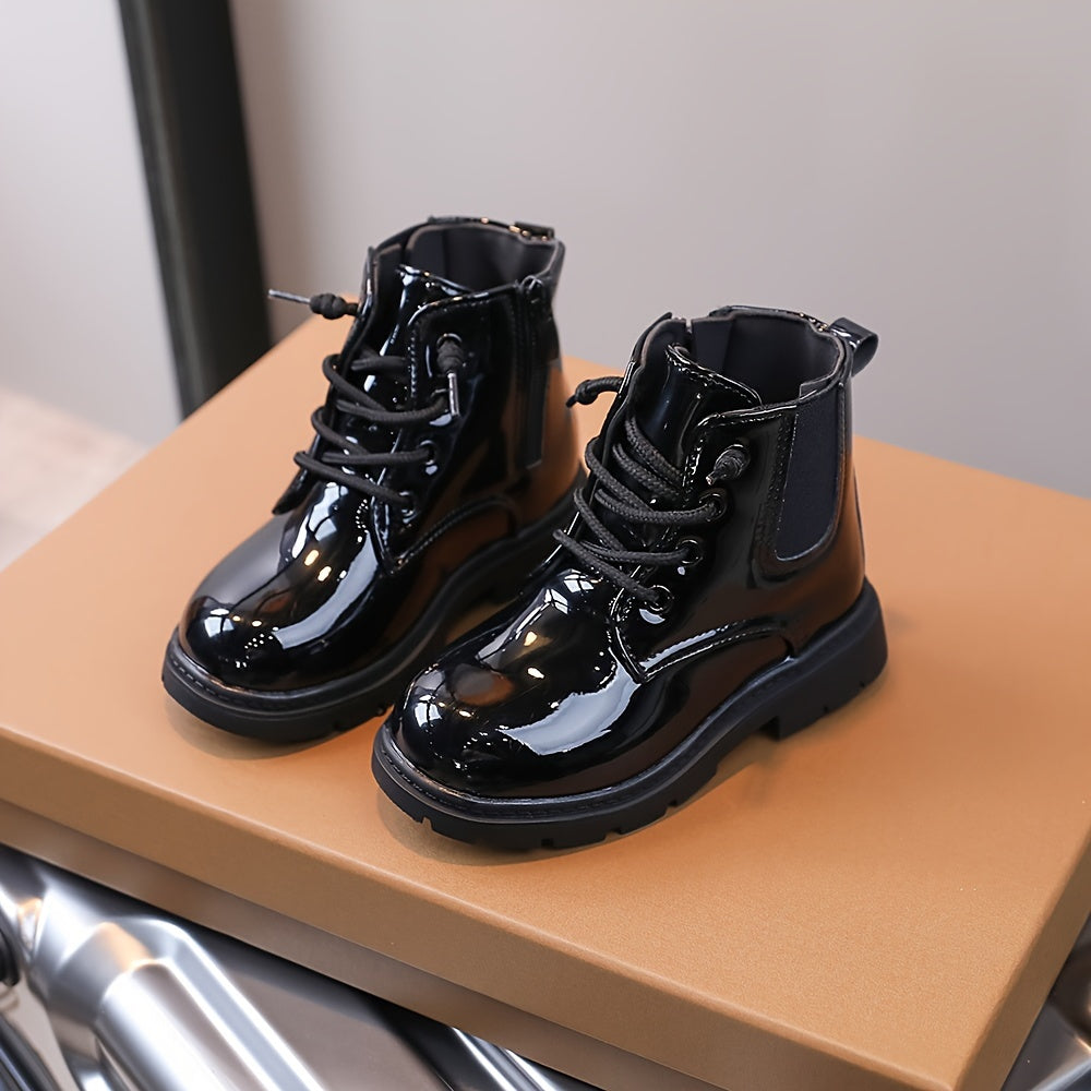 Boys Zipper Boots Lightweight Non Slip All Seasons