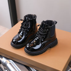 Boys Zipper Boots Lightweight Non Slip All Seasons