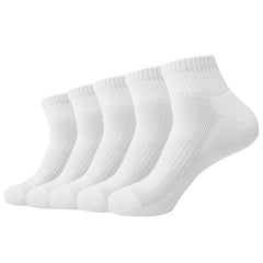 5 Pairs Athletic Cotton Socks for Running Training Daily Use